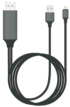 HDMI Adapter Cable for Phone to TV, 1080p HDTV Connector Cable HDMI Adapter Cord, MFi Certified Lightning Digital AV Adapter Compatible for iPhone 14/13/12/11/XS/X to TV Projector Monitor