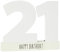 Papillon Collection Celebrate in Style White Wooden 21st Birthday Signature Age Plaque with Black Marker Pen | Freestanding White Wrapped Numbers to Sign | Perfect Personalised Gift for Birthdays