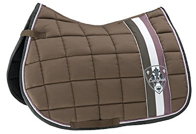 ESKADRON Big Square Schabracke aquamarine/orchidmauve/darktaupe/anthra/navy, Größe:DL, Farbe:darktaupe
