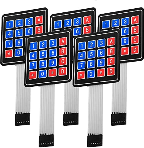 AZDelivery 5 x 4x4 Matriz Keypad colección Teclado numérico Compatible con Arduino con E-Book Incluido!