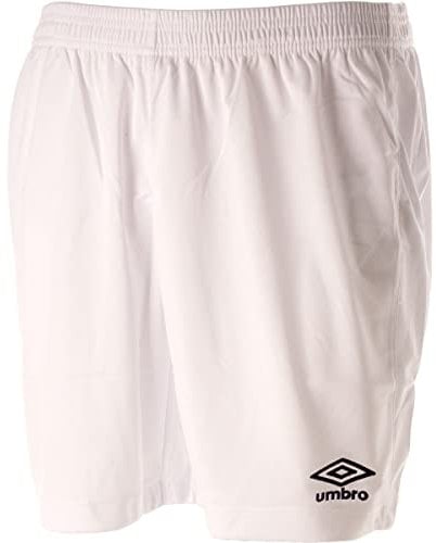 UMBRO Adult New Club Shorts, White, XL