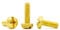BRASS PHILLIPS PAN HEAD MACHINE SCREWS DIN 7985 M3 M4 M5 M6 PHILLIPS HEAD (10, M4 x 12mm)