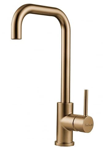 Reginox Crystal Gold Einhandmischer Spülbecken Armatur Schwenkauslauf Edelstahl