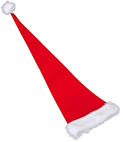 KarnevalsTeufel Nikolausmütze extra lang Weihnachtsmann Weihnachten
