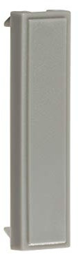 Pack of 10 - Quarter Blanking Modules (12.5 x 50mm) - Grey
