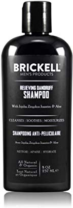 Brickell Herren-Schuppen-Shampoo für Männer, natürlich und biologisch, beruhigt und beseitigt Schuppen mit Ziziphus Joazeiro, Aloe und Jojobaöl (237 ml)