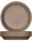BigDean 6X Blumentopf Untersetzer Ø 17 cm Farbe Taupe Kunststoff Blumenuntersetzer Blumentopfuntersetzer passend zu Ø 18 cm Blumentöpfen