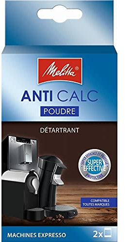 MELITTA - 2 Doses Anti Calcaire Machine Espresso 80G - Lot De 4 - Vendu Par Lot