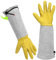 Gartenhandschuhe für Damen/Herren, Arbeitshandschuhe, Leder, Gartenhandschuhe, Geschenk, Gartenarbeit, Werkzeuge, Schnittschutz, Handschuhe für Rosen, stachelige Werkzeuge, Gartenarbeit, Gartenarbeit