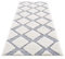 carpet city Teppich-Läufer Hochflor Flur - 80x300 cm - Scandi, Landhaus-Stil Creme Grau - Cut-Loop, Hochtief, 3D-Effekt - Shaggy Teppiche Flauschig-Weich Schlafzimmer Langflor Bettvorleger