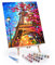 digitCUBE Malen nach Zahlen Set 40x50cm auf Rahmen mit Staffelei (Eiffelturm mit Staffelei, 40x50cm)