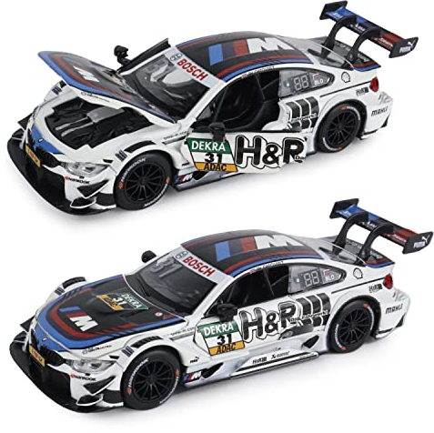 Turbo Challenge - BMW M4 DTM 2017#31 - Druckguss - 029075-1/32 - Reibungsauto - Schwarz - Metall - Kinderspielzeug - Geschenk - Miniatur - Ab 4 Jahren