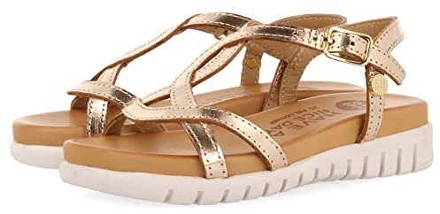 GIOSEPPO Tocumen Mädchen Sandalen Gold Leder Sandalen, gold, 26 EU