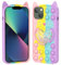Asgens Fidget Pop Case for iPhone 12/12 Pro, Cute Cartoon Lucky Cat Quicksand Bling Stars Push Bubbles Shockproof Silicone Soft Phone Case for Apple iPhone 12/12 Pro 6.1 inch