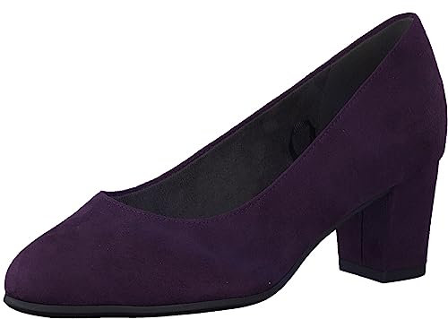 Jana Softline 8-22468-41 Komfortable Mehrweite Bequemschuh Klassisch Alltagsschuhe Business Schlicht, Zapatos de Tacón Mujer, Purple, 38 EU Ancho
