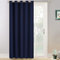 Yakamok Wide Thermal Blackout Patio Door Curtain Panel, Extra Wide Insulated Curtains for Sliding Glass Door, Navy Blue, W70 x L84, 1 Panel