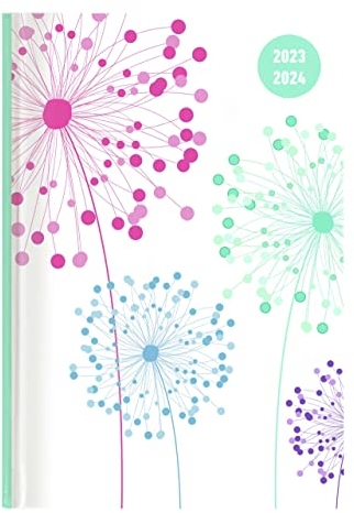 Collegetimer Blowballs 2023/2024 - Schüler-Kalender A5 (15x21 cm) - Pusteblume - Day By Day - 352 Seiten - Terminplaner - Notizbuch - Alpha Edition (Collegetimer A5 Daily)