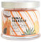 PartyLite Papaya Paradise 3-Docht-Kerze mit fruchtigem Duft von Papaya, Kokosnuss und Vanille - Brenndauer 25-45 Stunden - Glastopf, Wachs, Metalldeckel - 9 cm hoch, 11 cm breit