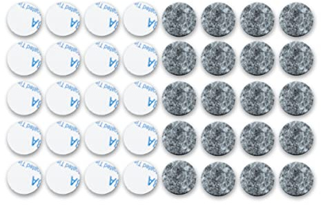 St Helens Home and Garden Self Adhesive Thick Round Felt Anti Scratch Mark Furniture Pads For Chair, Sofa, Table Round 12mm (40pcs)