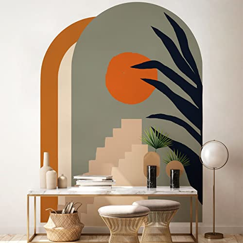 Papier peint intissé pré-encollé fresques géants - ARCHE DÉSERTIQUE - adhésif décorative - 85x60cm