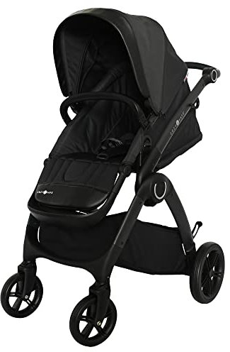 Cozy N Safe Champion Pushchair 0-15kg Rugged Stroller, Parent and World Facing Car seat Compatible, from Birth to 3 Years, UPF 50 Hood, Rain Cover