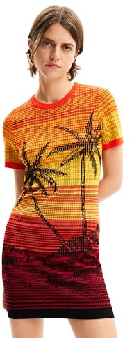 Desigual Damen Vest_bipalmeri Dress