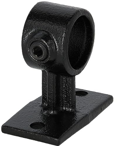 Rohrverbinder Halterung durchgehend schwarz 1 1/2 (Ø 48,3 mm) AVERDE