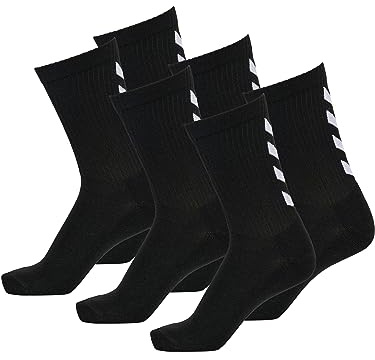 hummel Herren FUNDAMENTAL Sportsocken - Ideal für Sport & Alltag - Feuchtigkeitsmanagement - Fußgewölbeunterstützung - 6 Paar Socken