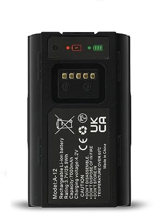 A-12 Laptop-Akku Kompatibel mit Arlo Essential Wire-Free Video Doorbell, Arlo Doorbell VMA2400 AVD2001 AVD2001B Series(3.7V 25.9Wh)