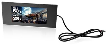 Thermaltake View 600 LCD Panel kit | 6.0 Display | Black