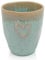 Mea-Living STONEWARE Espressobecher türkis Herz, handgemachtes Steingut, 150 ml, wunderschönes handmade Geschirr
