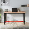 prissent Werkbank 150 x 55 x 81,5 cm Massivholz Buche und Metall Arbeitstisch Holz Arbeitstisch Arbeitsplatte Möbel Garage Arbeitstisch Garage Tisch Werkstatt