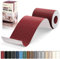 Cahomo Flicken Selbstklebend Stoff, Leinenstoff Patches Selbstklebend, 10x200 cm Leinen Reparatur Patches für Sofa, Autositze, Bootssitze, Bürostuhl, Vorhang - Dunkelrot