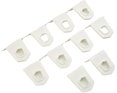 JLANZD [Replacement] 10-teilige Hakenleisten for die meisten Wohnmobile, for Camper, for Wohnwagen, geeignet for alle automatisch ausrollbaren Markisen, Roller-Streifenkanäle, Wohnmobil-Markisenhaken