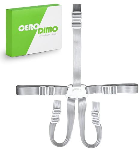 CeroDimo Universal-Ersatzgurte für Hochstuhl, Kinderwagen, Ersatzteile, 5-Punkt-Gurt für Hochstühle, Kinderwagen, Buggys