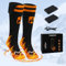 Beheizbare Socken Herren Damen 2025 Neueste BBeheizte Socken mit 5000mAh/5V Wiederaufladbare Batterien Heizsocken Wärmesocken für Outdoor Camping Angeln Radfahren Skifahren