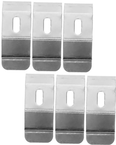 TOPBATHY 6er-Pack Vertikale Jalousiehalterungen Einfach Zu Installierende Metallvorhangbeschläge Für Fensterjalousien