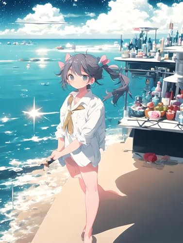 Peinture par Numero Jeune fille, Peinture Numero Adulte Kit de Peinture à l'huile sur Toile Bricolage, Pour Enfant Débutants Peinture Loisir Creatif Idéal Comme Cadeau Noël ou Décor 70x90cm L-695