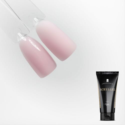 Lynis-Nailshop.de Gel acrylique pour ongles 30 ml, rose pâle, ton rose tendre avec un rayonnement élégant pour des designs français, couverture complète, durable et peu odorant, facile à appliquer