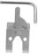 HAPINARY Stainless Steel Double Bolt Lock for Dog Kennel Wear-Resistant Safety Latch Simple Installation Suitable for PET Cage Gates and Wooden Fences