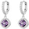 Orecchini da donna di Brosway della collezione Fancy della linea Magic Purple. Orecchini in argento 925 rodiato, e zirconi viola. La referenza è: FMP125