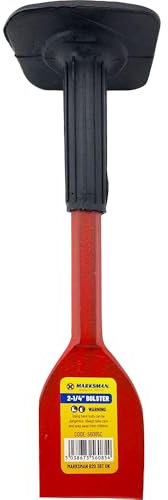 2-1 X 4 Bolster Chisel - Heavy Duty Construction, Suitable for Bricks, Stone, Floor Board, Multi Purpose Chisels, Electrician Bricklayer | Strong & Durable DIY