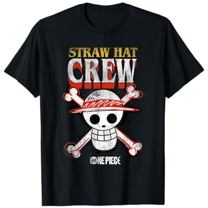 One Piece Straw Hat Crew Logo T-Shirt