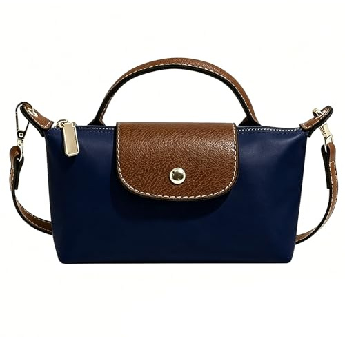 Ourdort Mini Umhängetasche in Farbblockoptik für Damen,Small Crossbody Bag,Handtasche Damen