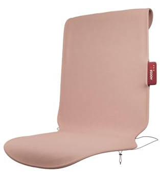 Stoov Heizdecke mit Abschaltautomatik - Kabellose Wärmedecke mit Flex Akku: 1,5 bis 3 Std. Wärme - Elektrische Heizmatte für Stuhl als Sitzauflage & Sitzheizung - Big Hug³ Canvas Rosa