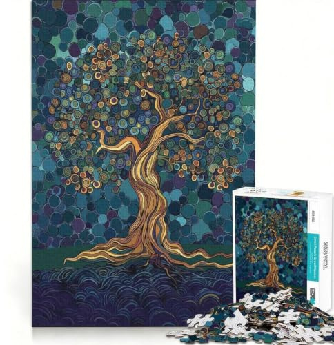 Puzzle da 1000 pezzi per adulti originale Albero della Vita gioco educativo analisi e logica sfida unica 38x52cm