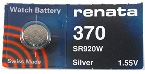 370 Batteria per orologio da 1,55 V sostituisce SR920SW