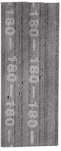 kwb Gitterleinen Schleif-Papier Schleifgitter-Scheibe für Nass- und Trocken-Schliff, f. Hand-Schleifer 93 x 230 K-180, aus Fiberglas, gelocht m. Klett, 2 Stk.
