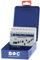 Bohrcraft Metalldose leer Nr. 00801520019 M 10 19 Mulden für 388 HSS Bohrer dunkelblau