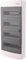 ‎Intratec Sicherungskasten Aufputz, IP40 – Verteilerkasten Gehäuse innen, Verteilerkasten mit transparenter Tür für Trockenraum-Installation, 4-reihig, 48 Module, 653 x 287 x 112 mm, Weiß